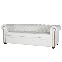 Pharao24 Ledersofa Puerto> 3 Sitzer Sofa
