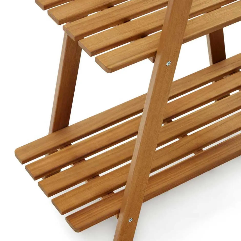 Pharao24 Leiter Regal Una> Küchenregale|Massivholzregale