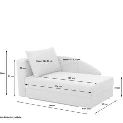 Polstermöbel|Liegen*Pharao24 Liegesofa Cable