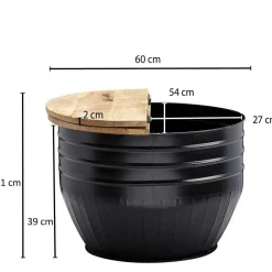 Pharao24 Loft Stil Wohnzimmer Tisch Pocidia><noscript><img width=