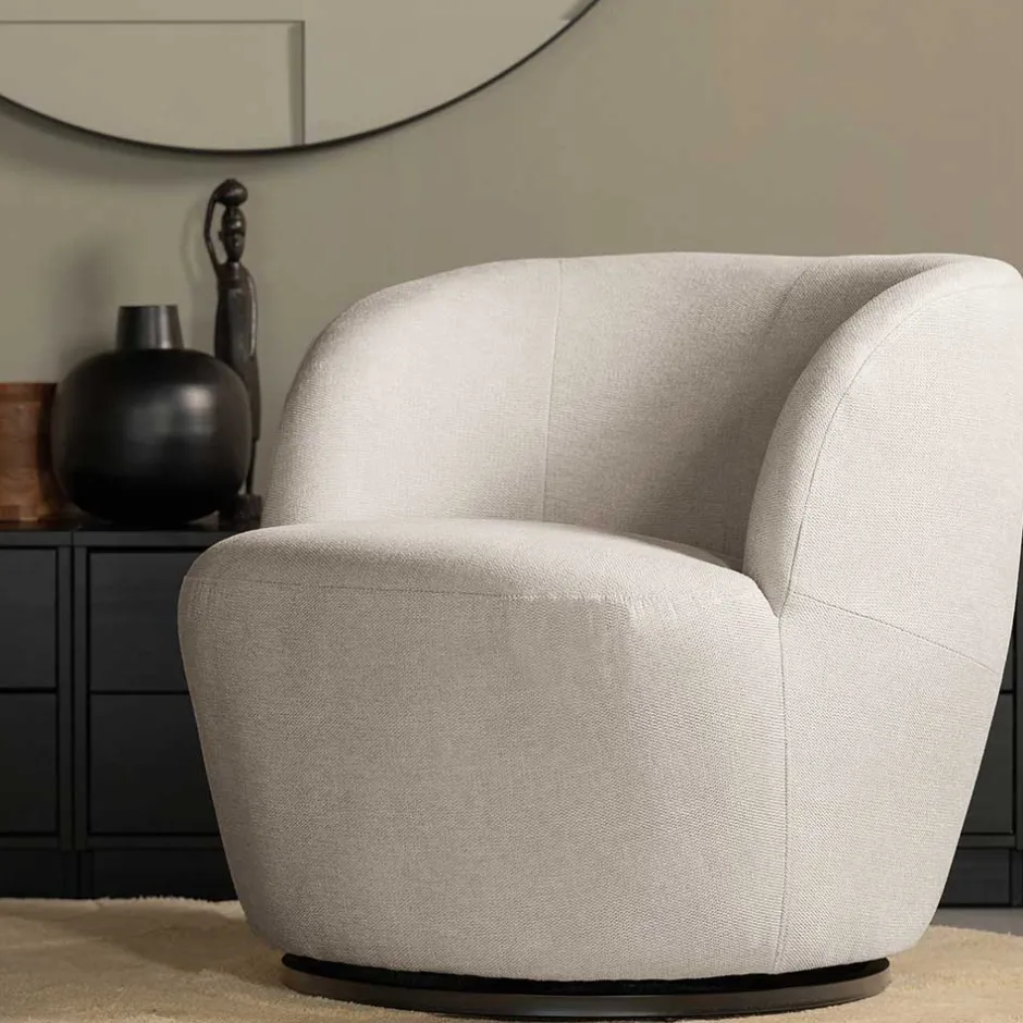 Wohnzimmer Sessel*Pharao24 Lounge Drehsessel Jessma