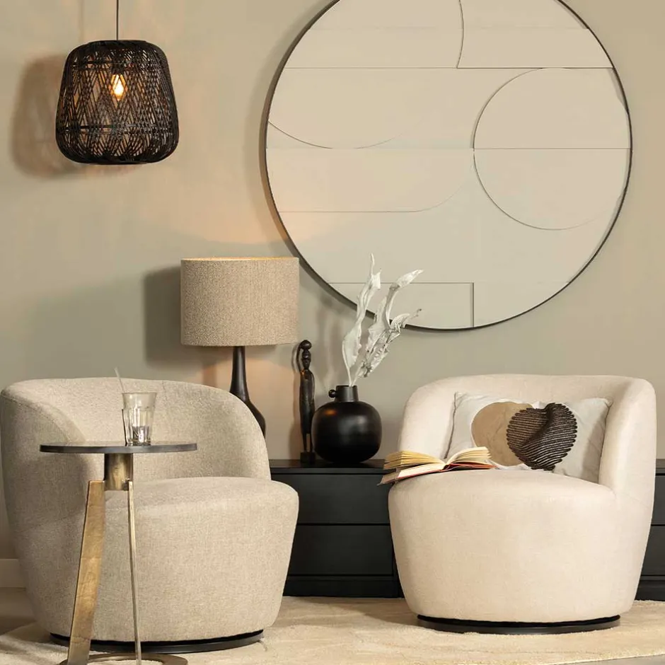 Wohnzimmer Sessel*Pharao24 Lounge Drehsessel Jessma