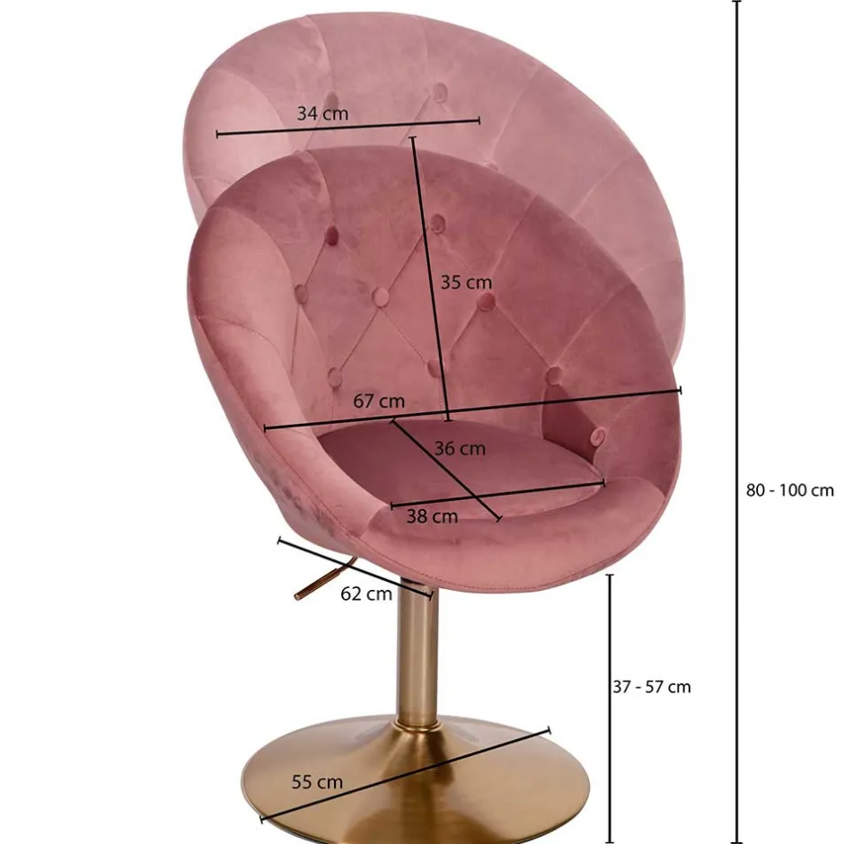 Bürostuhl*Pharao24 Lounge Sessel Avelinos