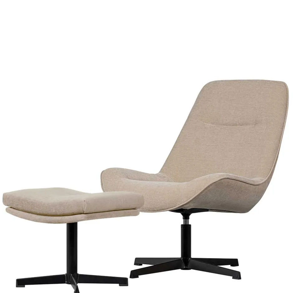 Pharao24 Lounge Sessel mit Hocker Mectilda> Wohnzimmer Sessel|Relaxsessel