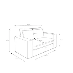 Pharao24 Lounge Sessel mit Hocker Eltusa><noscript><img width=