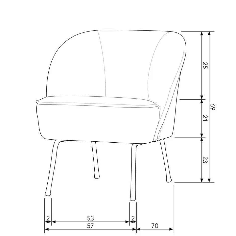 Pharao24 Loungesessel Musena> Wohnzimmer Sessel