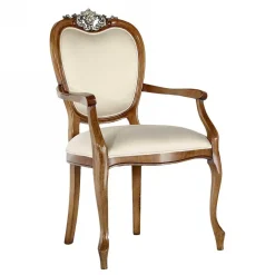 Küchenstühle|Esszimmerstühle*Pharao24 Luxus Armlehnstuhl Lurianno