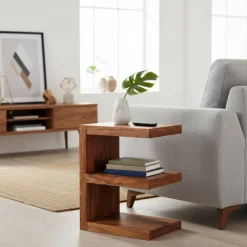 Telefontische*Pharao24 Massiv Beistelltisch Arendal