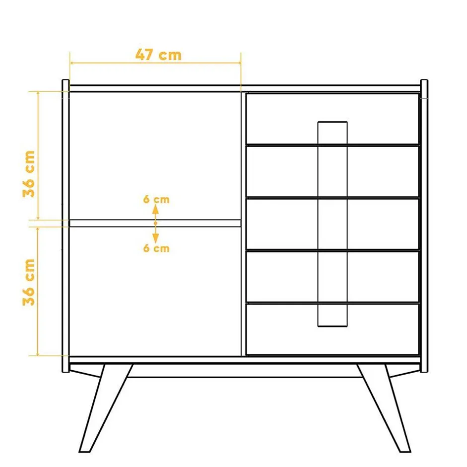 Pharao24 Massiv Kommode Carilla> Flurkommoden