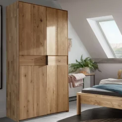 Drehtürenschränke|Massivholz Kleiderschränke*Pharao24 Massiver Holzkleiderschrank Snoba