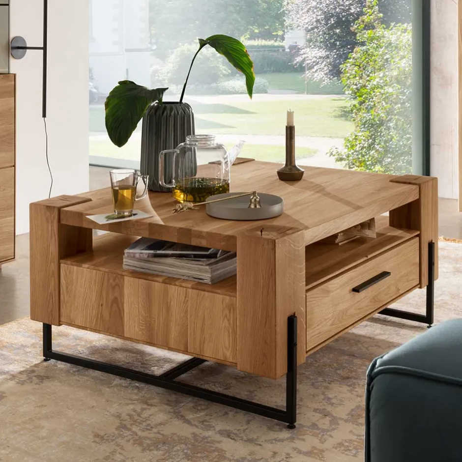 Pharao24 Massiver Wohnzimmertisch Kaladria> Massivholzmöbel|Wohnzimmertisch
