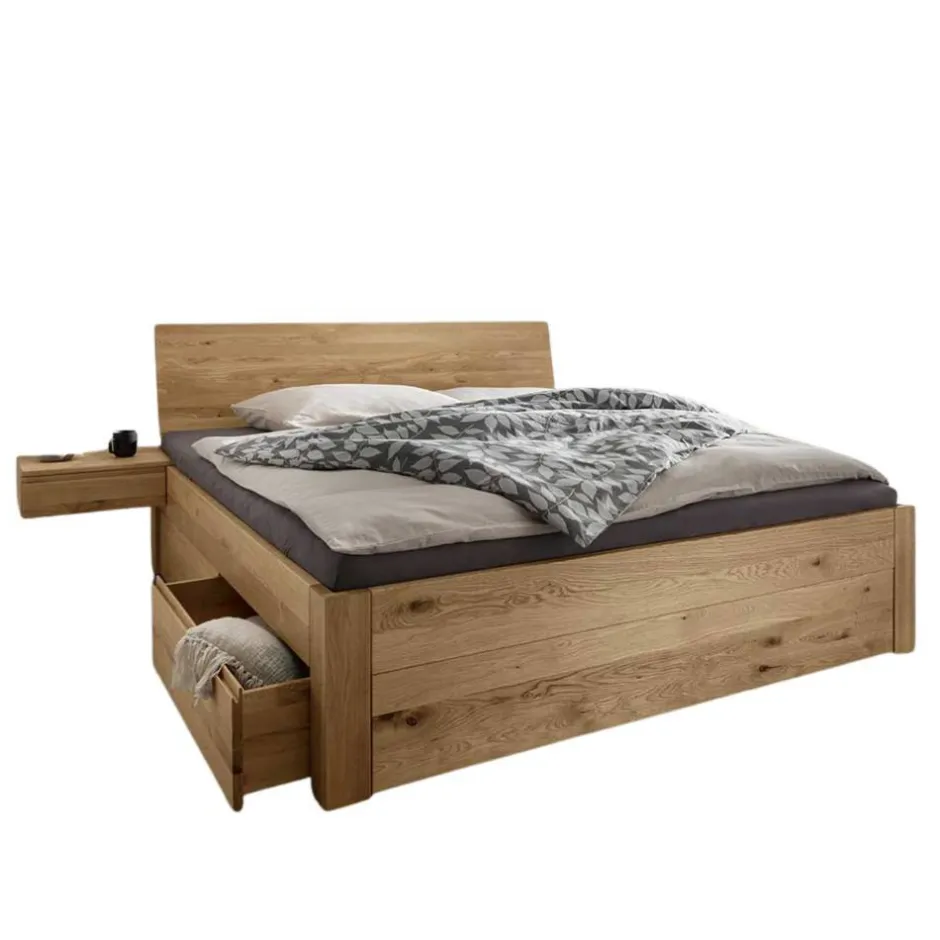 Pharao24 Massives Holzbett Pacurian> Funktionsbetten|Schubkastenbetten