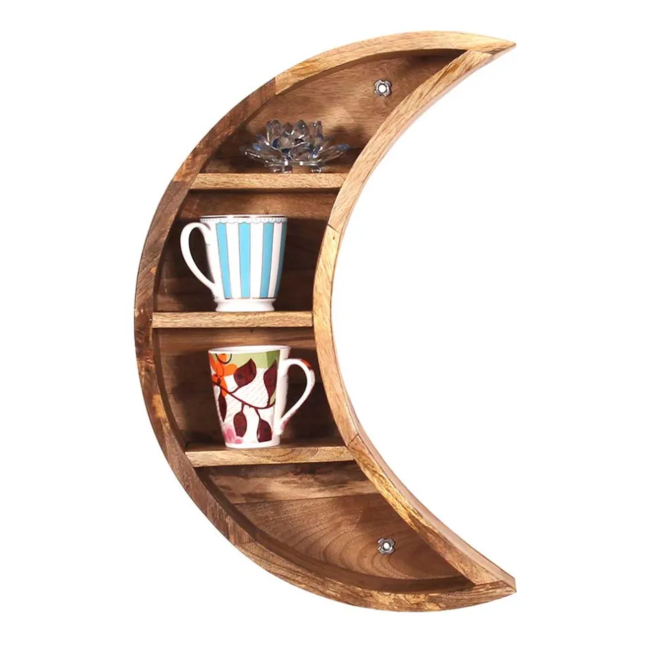 Wohnzimmerregale|Hängeregale*Pharao24 Massives Wand Regal Palencial