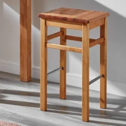 Barmöbel|Barhocker*Pharao24 Massivholz Barhocker Lienna