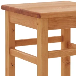 Barmöbel|Barhocker*Pharao24 Massivholz Barhocker Lienna