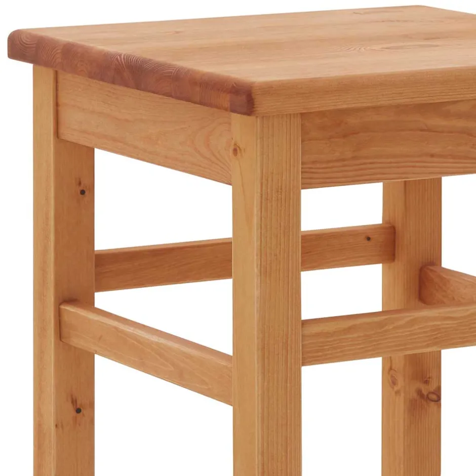 Barmöbel|Barhocker*Pharao24 Massivholz Barhocker Lienna