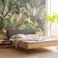 Massivholzbetten|Jugendbetten*Pharao24 Massivholz Bett Eiche hell Ciceka