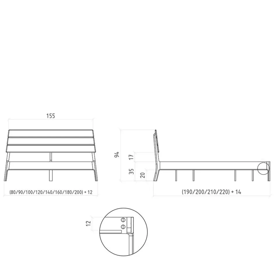 Funktionsbetten|Schubkastenbetten*Pharao24 Massivholz Bett Korres