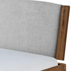 Massivholzbetten*Pharao24 Massivholz Bett Nussbaum Lactona