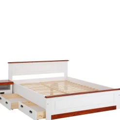 Funktionsbetten|Schubkastenbetten*Pharao24 Massivholz Bett Renemva