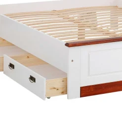 Funktionsbetten|Schubkastenbetten*Pharao24 Massivholz Bett Renemva