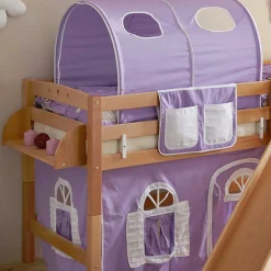 Pharao24 Massivholz Halbhochbett Linie>Kinder Kinderhochbetten|Kinderbetten