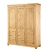 Pharao24 Massivholz Kleiderschrank Movay> Drehtürenschränke|Massivholz Kleiderschränke