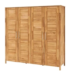 Pharao24 Massivholz Kleiderschrank Serinos> Massivholzmöbel|Drehtürenschränke