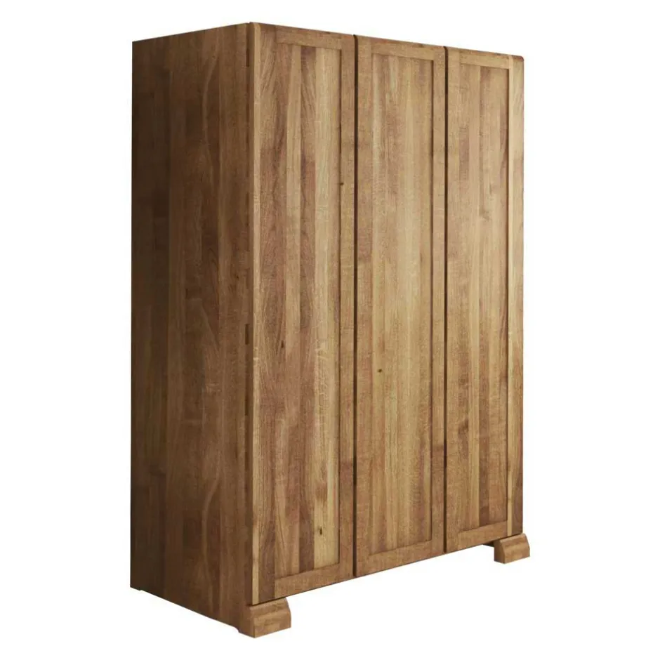 Drehtürenschränke|Massivholz Kleiderschränke*Pharao24 Massivholz Kleiderschrank Sascora