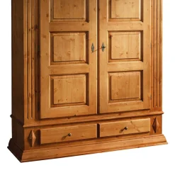 Drehtürenschränke|Massivholz Kleiderschränke*Pharao24 Massivholz Kleiderschrank Leoniara