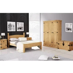 Drehtürenschränke|Massivholz Kleiderschränke*Pharao24 Massivholz Kleiderschrank Ravona