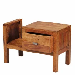 Nachtkommoden|Nachttisch*Pharao24 Massivholz Nachtkonsole Arendal