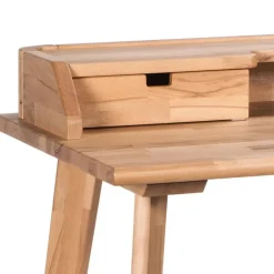 Pharao24 Massivholz Schreibtisch Quelina><noscript><img width=