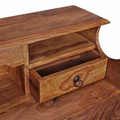 Schreibtische|Computertische*Pharao24 Massivholz Schreibtisch Velinan