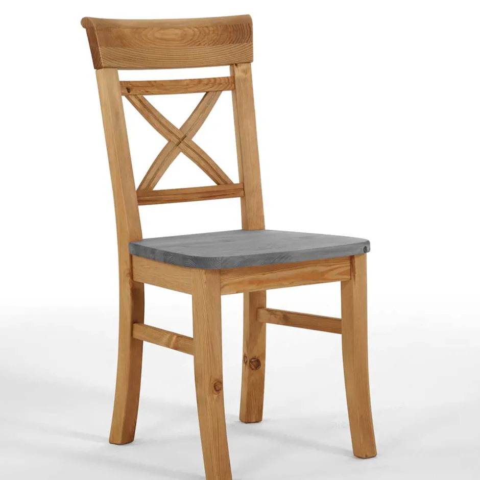 Massivholz Stühle*Pharao24 Massivholz Stühle Relkan