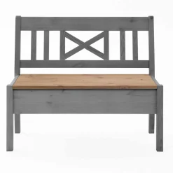 Massivholzmöbel|Küchenbank*Pharao24 Massivholz Truhenbank Josepha