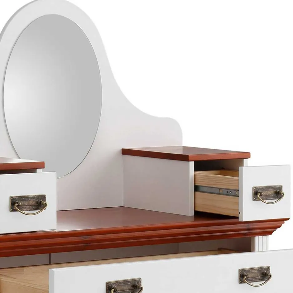 Wohnzimmervitrinen|Massivholz Schränke*Pharao24 Massivholz Vertiko Raimon