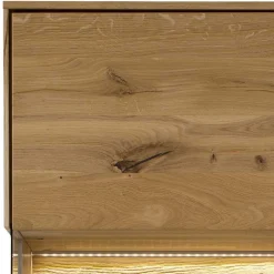 Massivholzmöbel|Vitrinenschrank*Pharao24 Massivholz Vitrine Klever