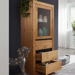 Pharao24 Massivholz Vitrine Varcina><noscript><img width=