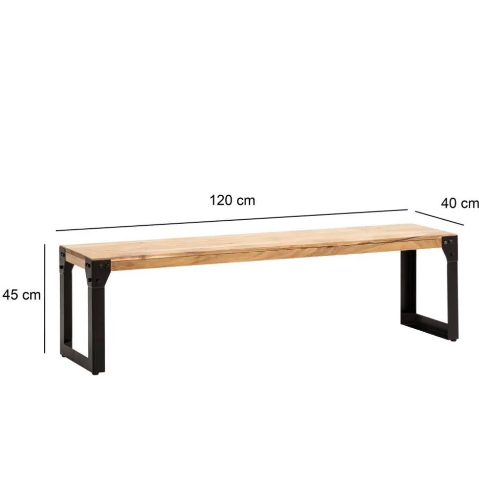 Pharao24 Massivholzbank Duben> Küchenbank|Esszimmerbänke