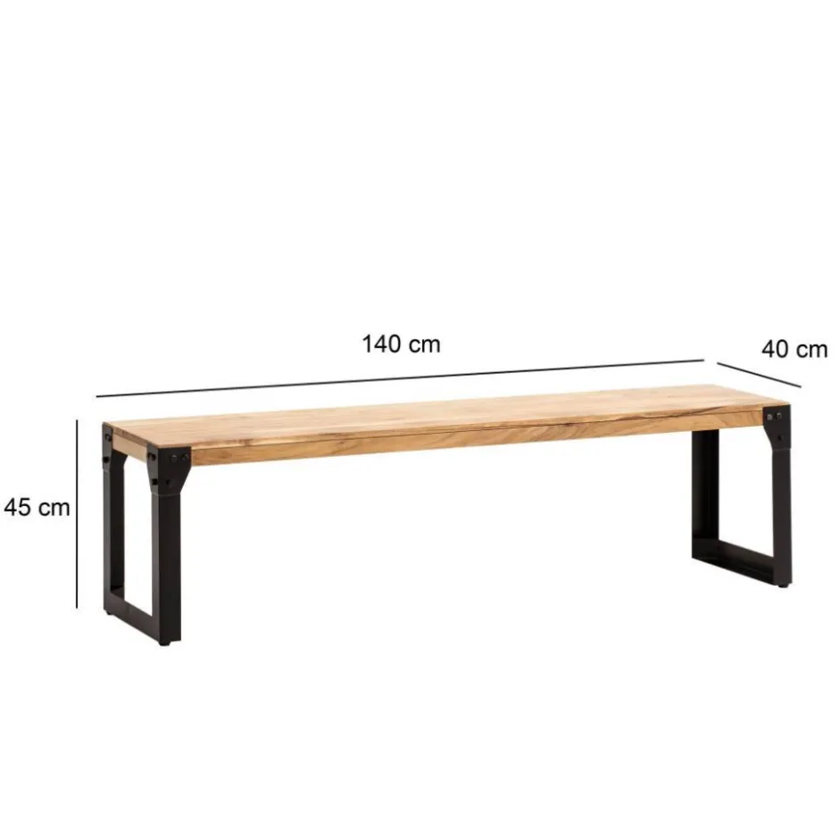 Pharao24 Massivholzbank Duben> Küchenbank|Esszimmerbänke