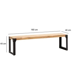 Pharao24 Massivholzbank Duben><noscript><img width=