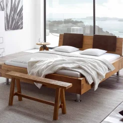 Doppelbetten|Massivholzbetten*Pharao24 Massivholzbett Erydac