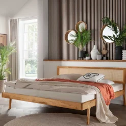 Massivholzmöbel|Doppelbetten*Pharao24 Massivholzbett Felictas