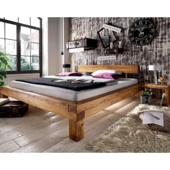 Doppelbetten|Massivholzbetten*Pharao24 Massivholzbett Flavios