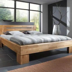 Doppelbetten|Massivholzbetten*Pharao24 Massivholzbett Kuba