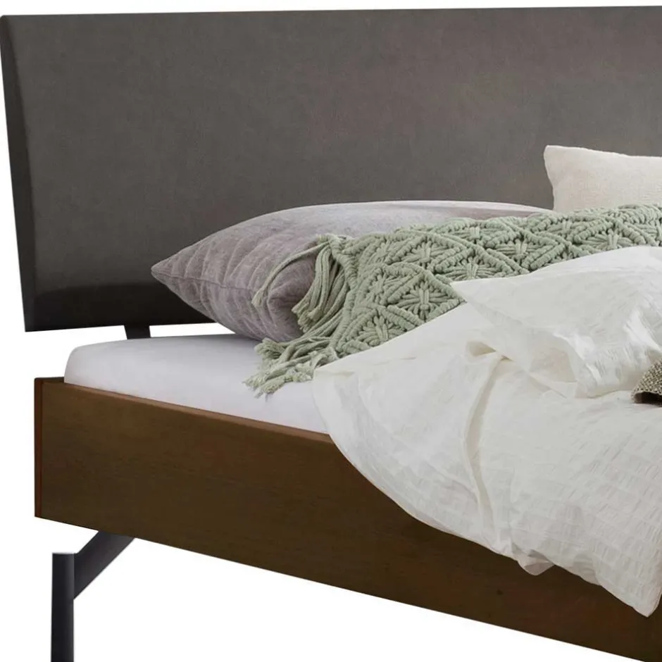 Pharao24 Massivholzbett Nussbaum Mataral> Massivholzbetten