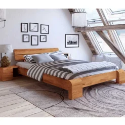 Doppelbetten|Massivholzbetten*Pharao24 Massivholzbett Puzny