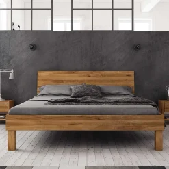 Pharao24 Massivholzbettgestell Sadarian> Betten In Übergröße|Doppelbetten