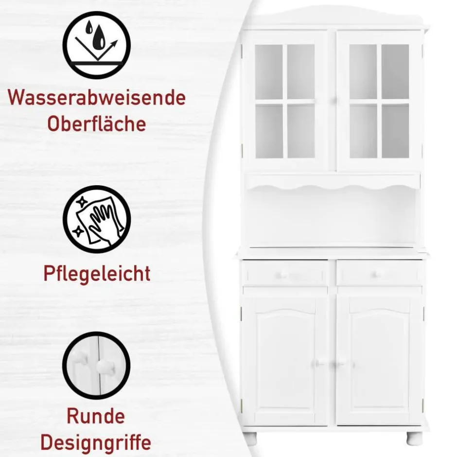 Esszimmerschränke|Anrichten*Pharao24 Massivholz-Küchenschrank Valuta